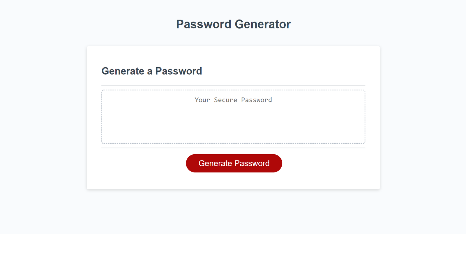 password generator project picture